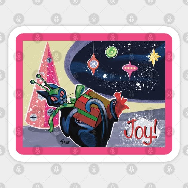 Zap Cat Christmas: Joy! Sticker by starwilliams